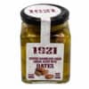 karamellisierte mit datteln gefuellte gordal oliven 1921 stuffed caramelized green gordal olives with dates 140g front