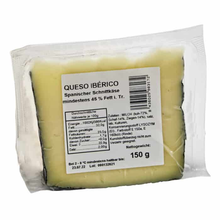 queso iberico 150 g spanischer schnittkaese back