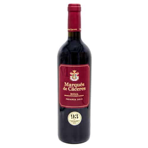 rotwein marqués de cáceres crianza 2015 075l front