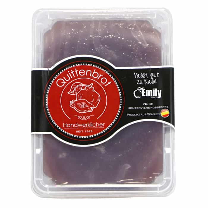 carne de membrillo emily foods quittenbrot 400g front