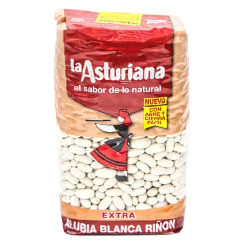 alubia blanca riñon la asturiana weisse bohnen 1kg front