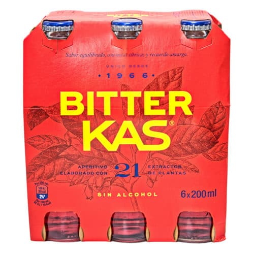 aperitivo sin alcohol bitter kas aperitif ohne alkohol 6x 200ml front