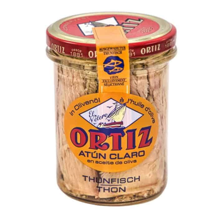 atún claro en aceite de oliva ortiz heller thunfisch in olivenoel 150g front