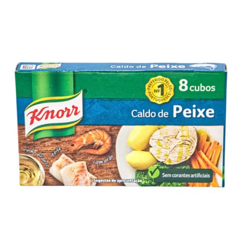 caldo de peixe 8 cubos knorr fischsuppe 8 wuerfel 80g front