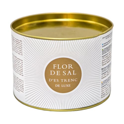 flor de sal des trenc de luxe conjunto de 5 variedades original mallorquinisches bio gewuerzsalz set aus 5 sorten 150g front