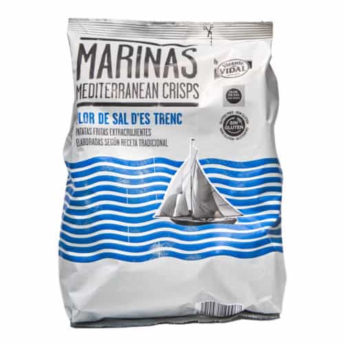 patatas fritas extracrujientes flor de sal des trenc marinas mediterranean crisps chips extra knusprig 150g front