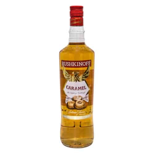 rushkinoff caramel licor rushkinoff caramel likoer 1l front