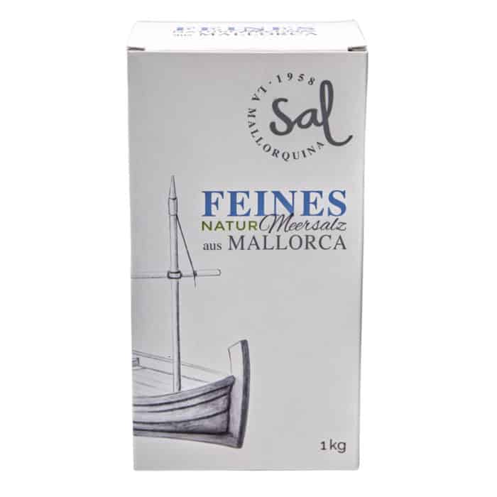 sal marina fina natural de mallorca la mallorquina sal feines natur meersalz aus mallorca 1kg front