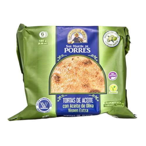 tortas de aceite con aceite de oliva virgen extra san martín de porres oelkuchen mit sonnenblumenoel und nativem olivenoel extra 180g front