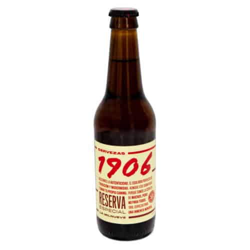 cerveza 1906 reserva especial spanisches bier 033l front