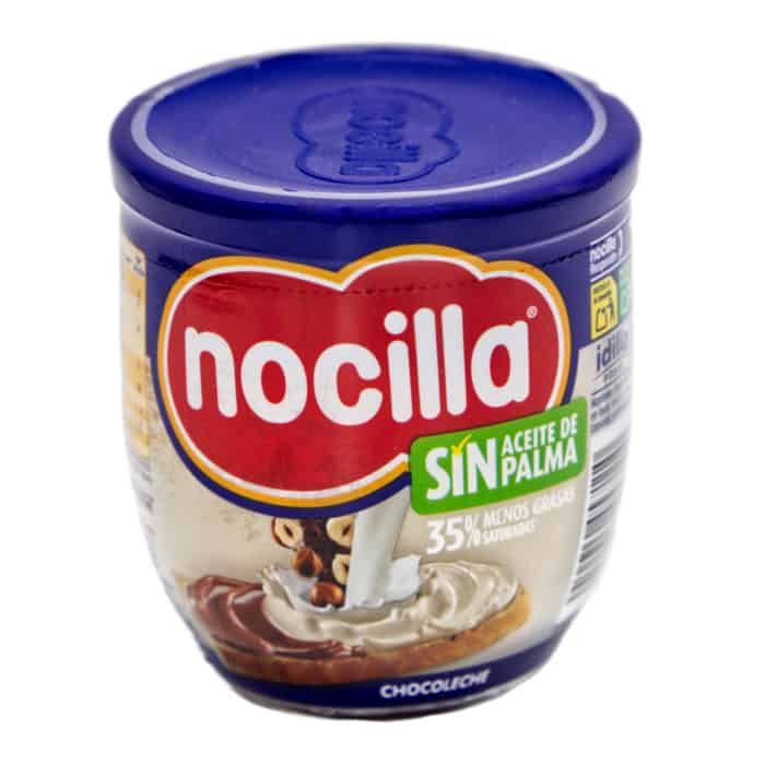 nocilla chocoleche sin aceite de palma schokoladencreme mit haselnuss schokomilch 190g front