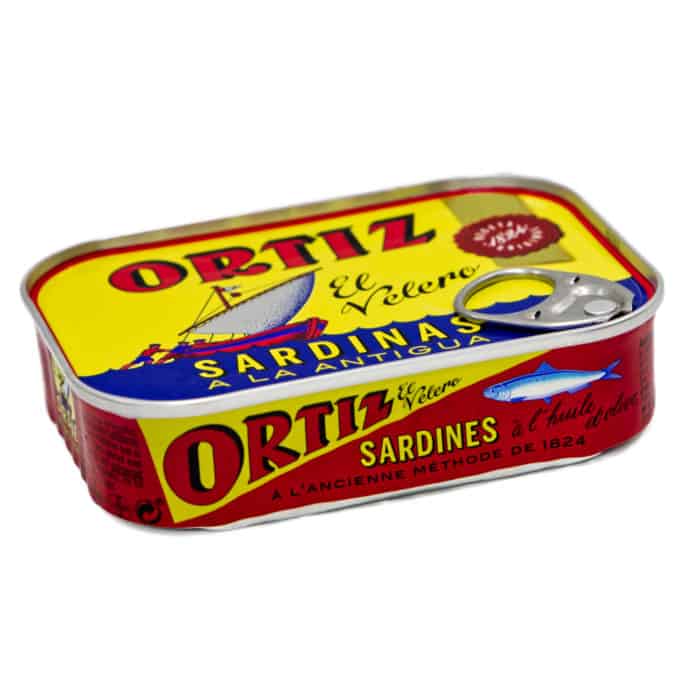 sardinas en aceite de oliva ortiz sardinen in olivenoel 100g front