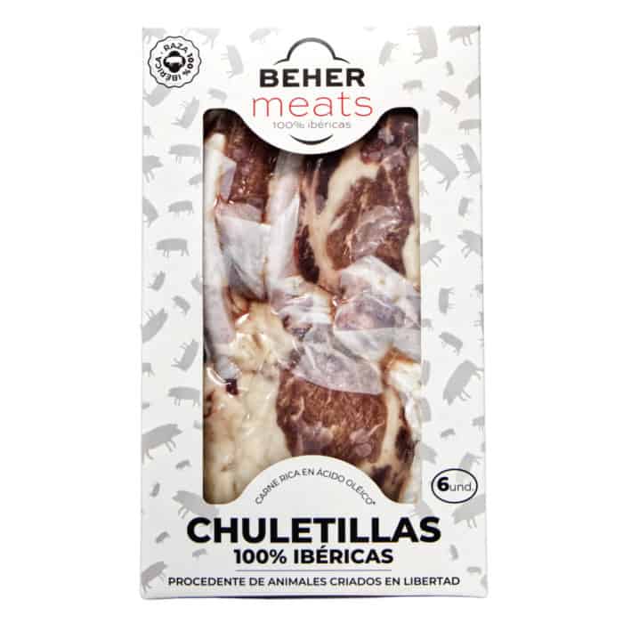 chuletillas 100 iberico congleado beher meats schnitzel 100 iberico tiefgefroren