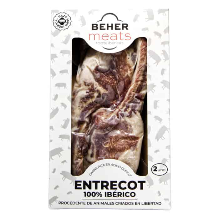 entrecot de cerdo 100 iberico congleado beher meats entrecot 100 iberico tiefgefroren