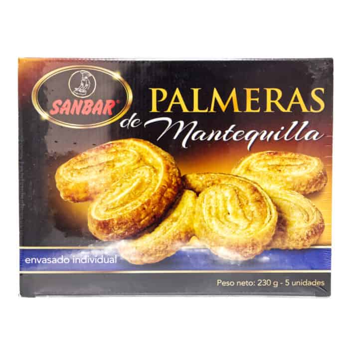 palmeras de mantequilla sanbar butterpalmen 5 stueck 230g front