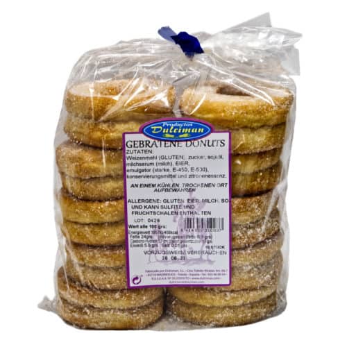 rosquillas fritas 10 piezas dulciman gebratene donuts 10 stueck 440g front