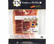 jamon serrano reserva 14 meses 50 duroc en lonchas torre de nunez serrano schinken reserve 14 monate 50 duroc in scheiben front