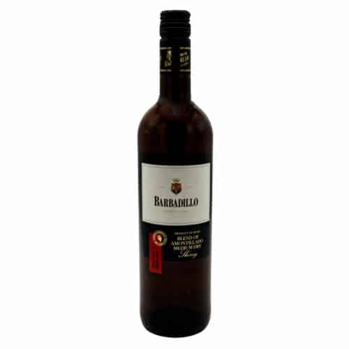sherry barbadillo blend of amontillado medium dry 075l front